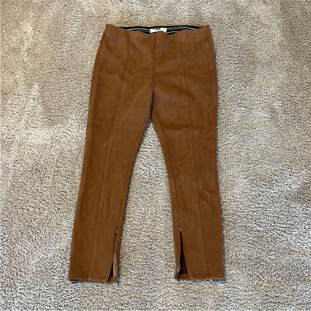 Anthropologie Sude Pull On Ankle Pants